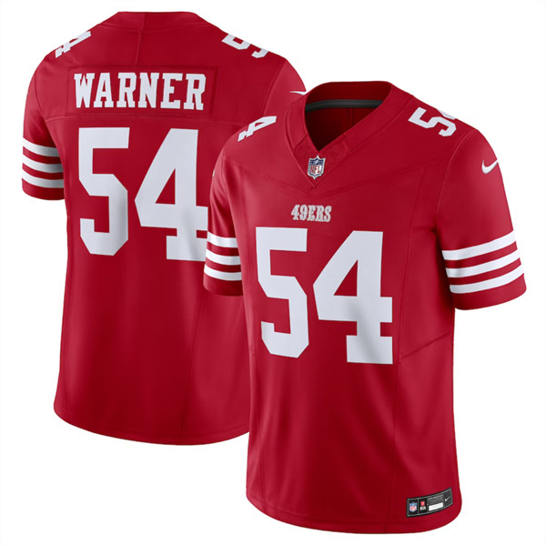 Youth San Francisco 49ers #54 Fred Warner Red 2024 F.U.S.E. Vapor Untouchable Limited Stitched Football Jersey Youth San Francisco 49ers #54 Fred Warner Red 2024 F.U.S.E. Vapor Untouchable Limited Stitched Football Jersey